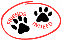 Friends InDeed Dog Rescue Charity Logo
